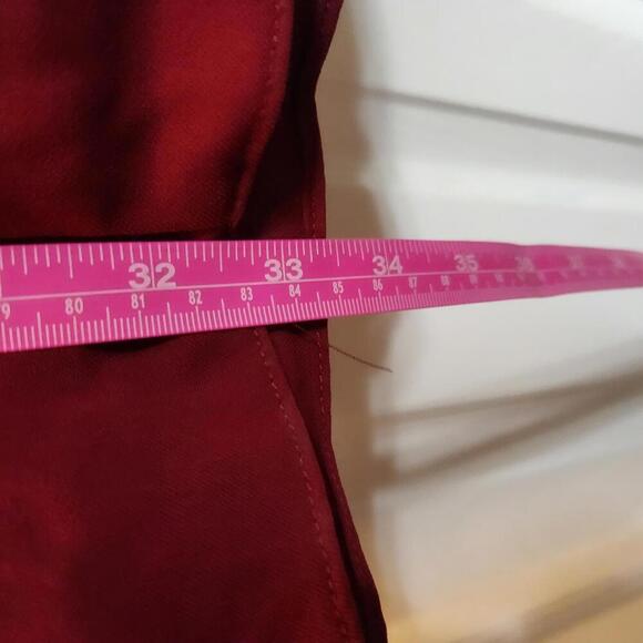 Lulus Women's Long Sleeve Marron Dress with Tie Waist NWT - Picture 5 of 9